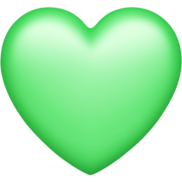 Light green heart emoji