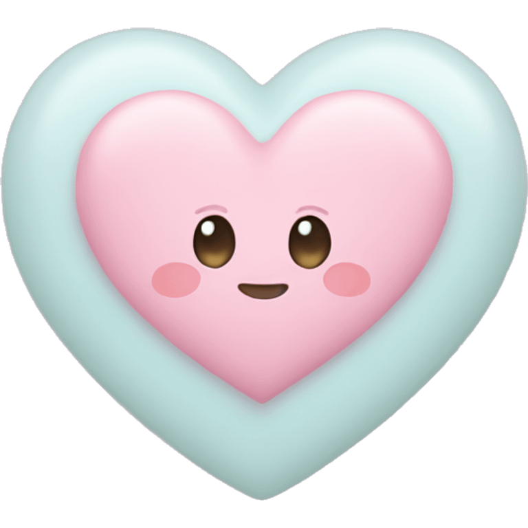 Pastel heart  emoji