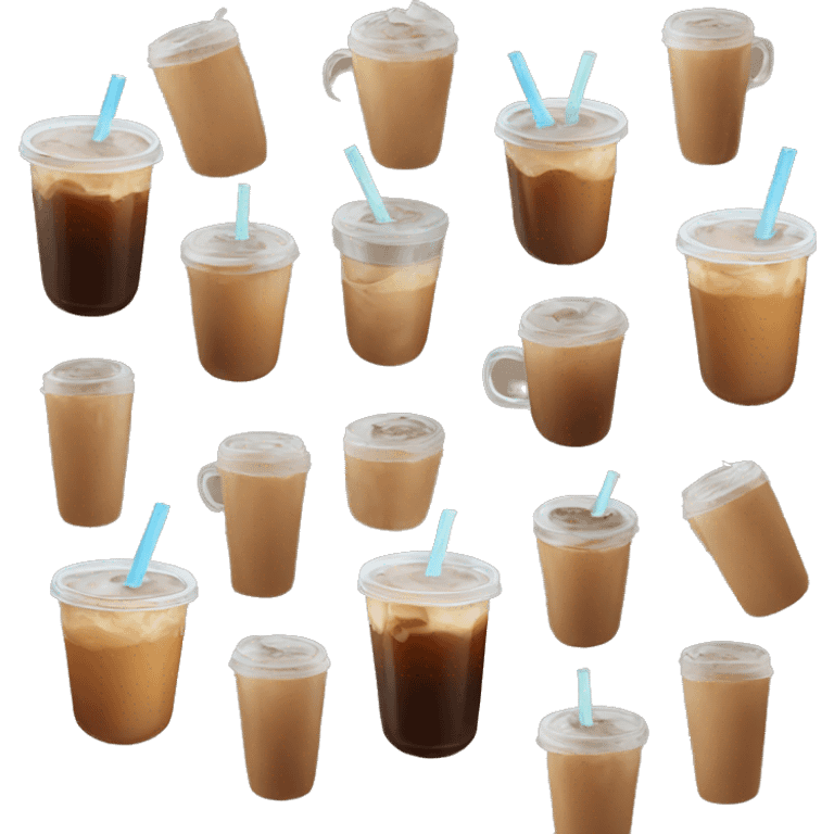 Iced coffee emoji