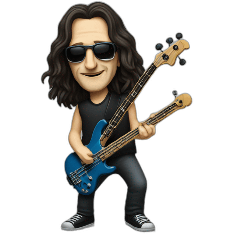 Geddy Lee Playing Bass emoji