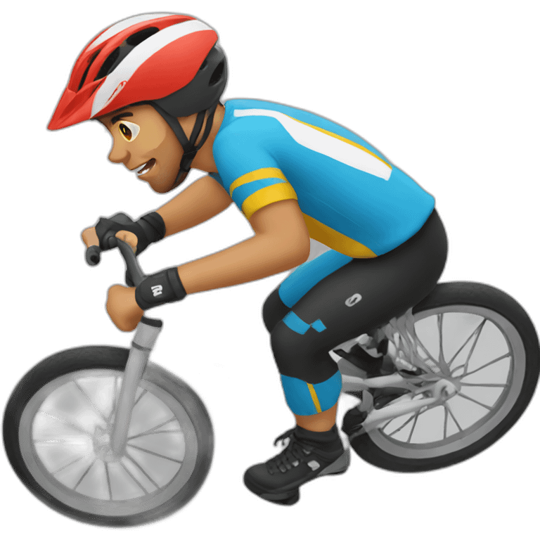 Bmx race emoji