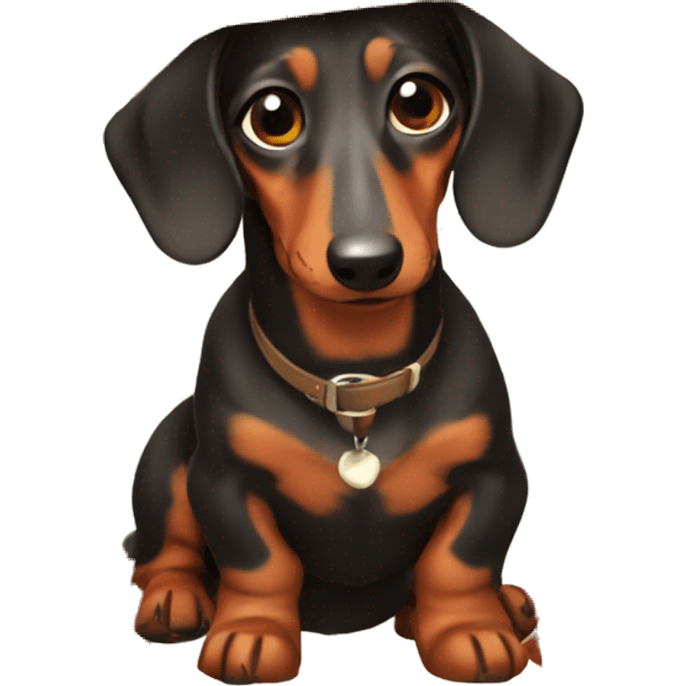 Thanksgiving dachshund  emoji