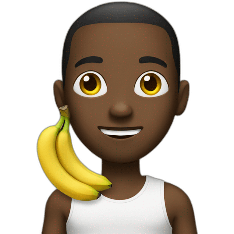 negga with banana emoji