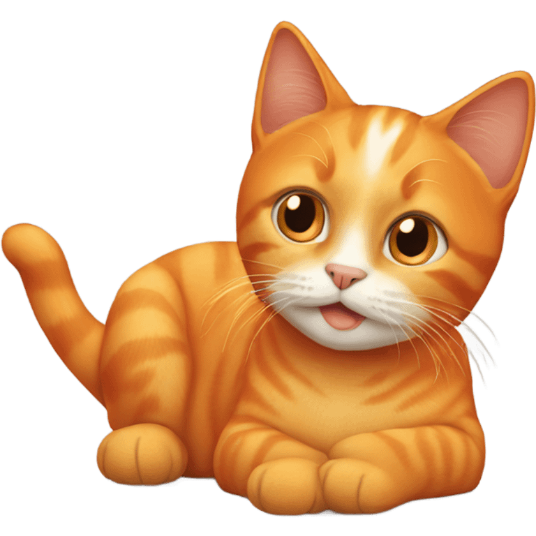 Orange cat emoji