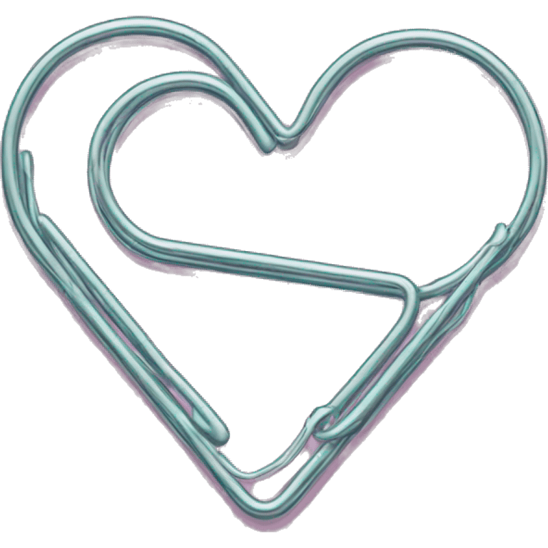 paper clip heart  emoji