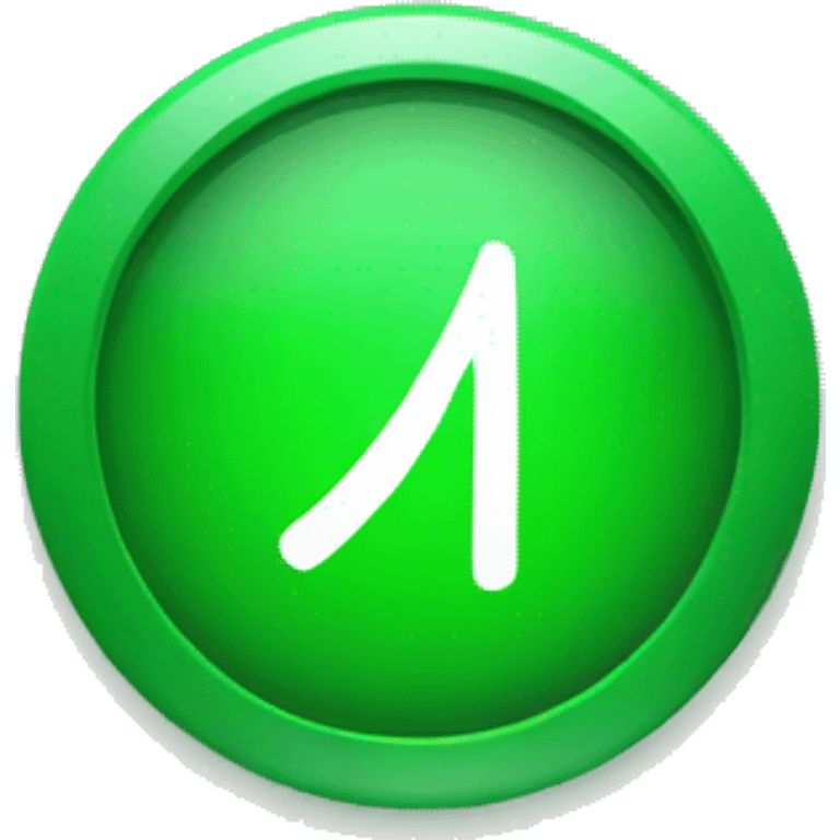 green round pause buttonpause button round green emoji