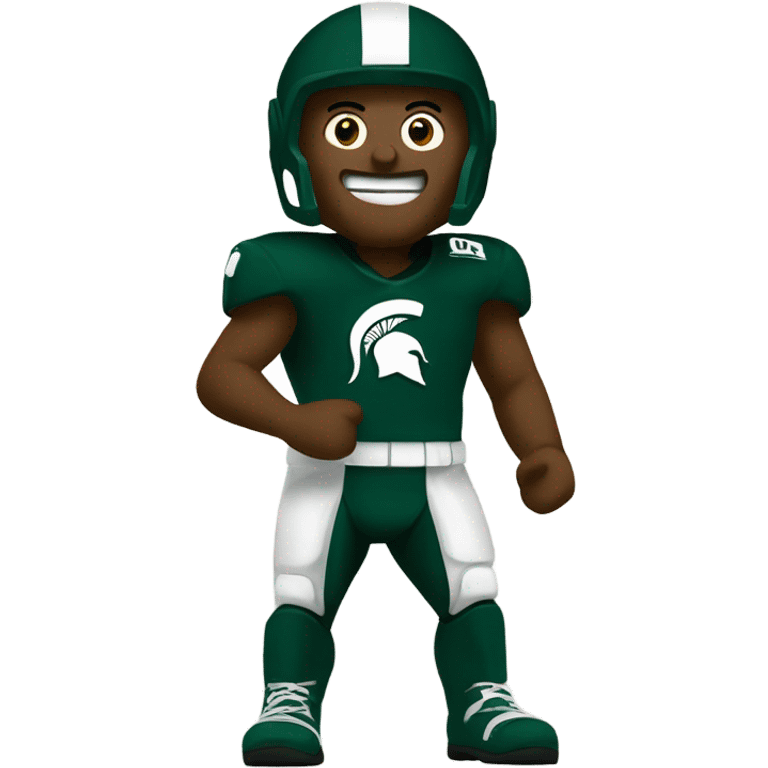 Michigan state sparty the spartan  emoji