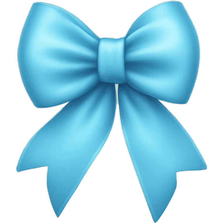 Light blue bow emoji