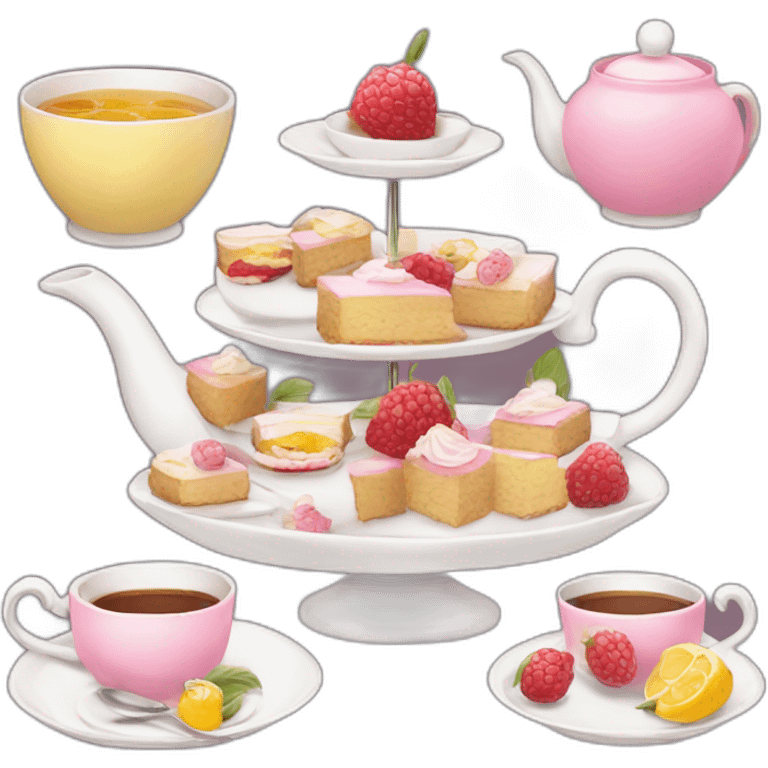 high tea party emoji