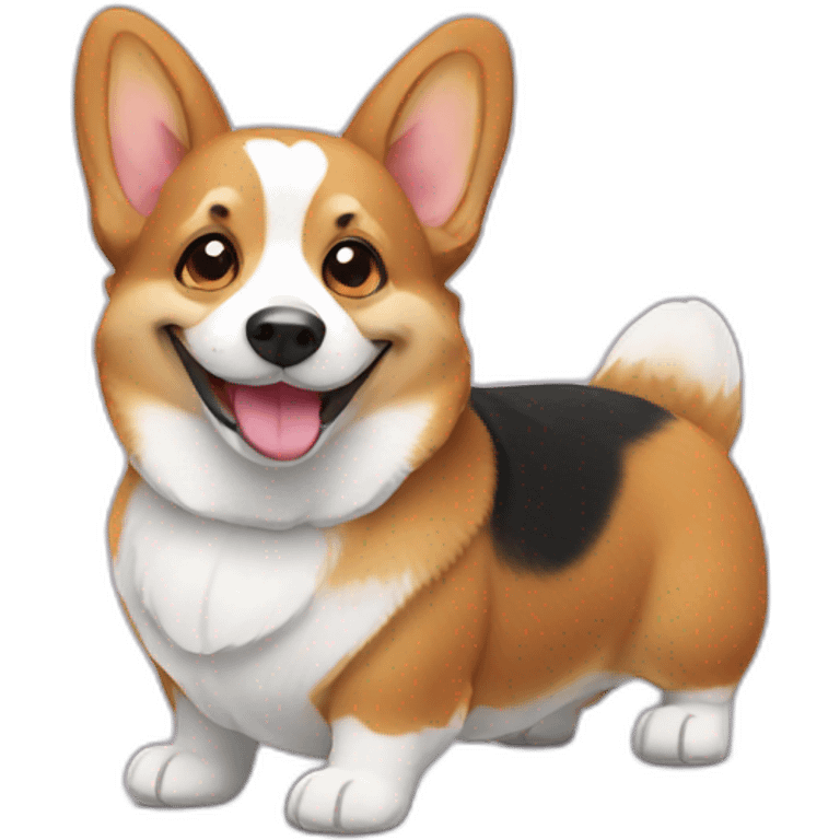 smiling-corgi emoji