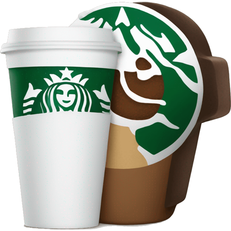 Starbucks coffee emoji