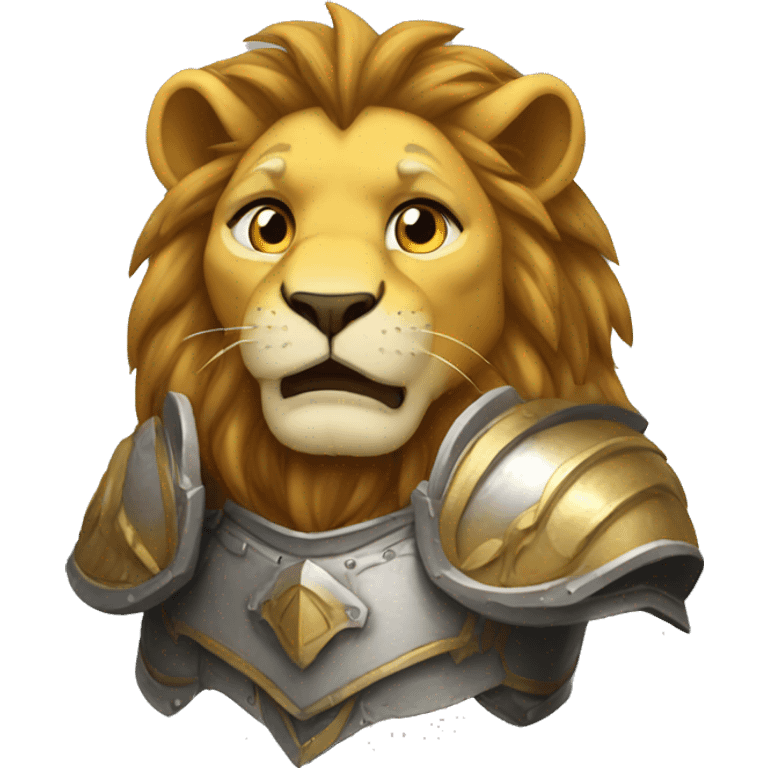 lion paladin crying emoji