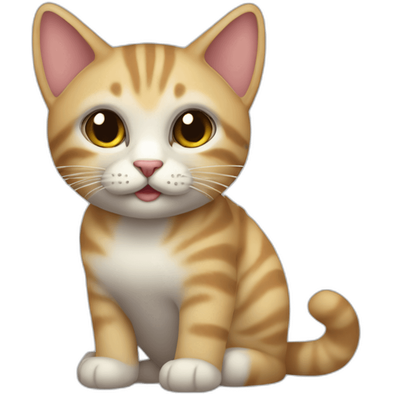 Momia gato con bendaje emoji