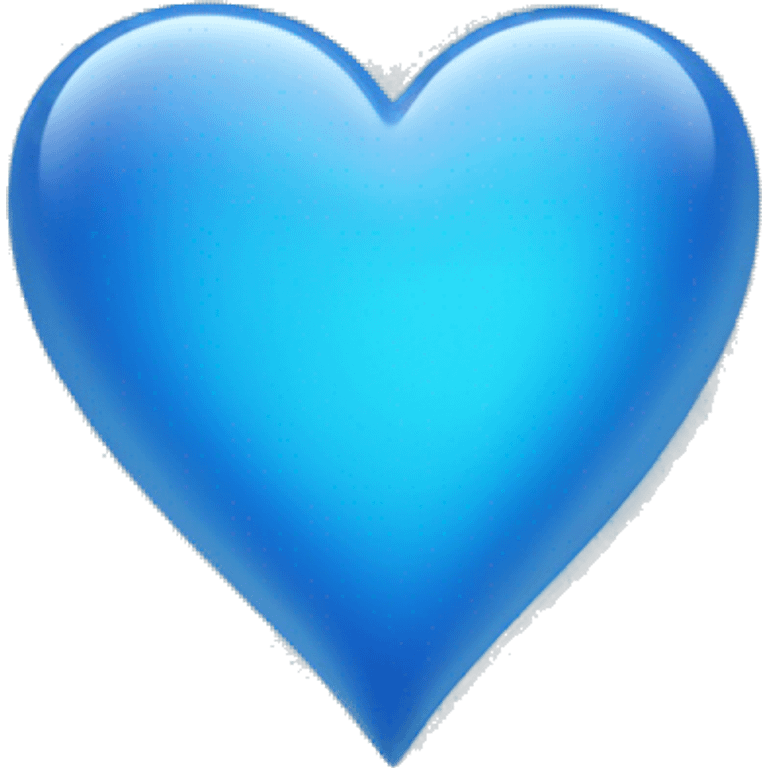 Blue heart bubble
 emoji