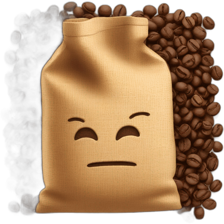 bag with coffee beans emoji