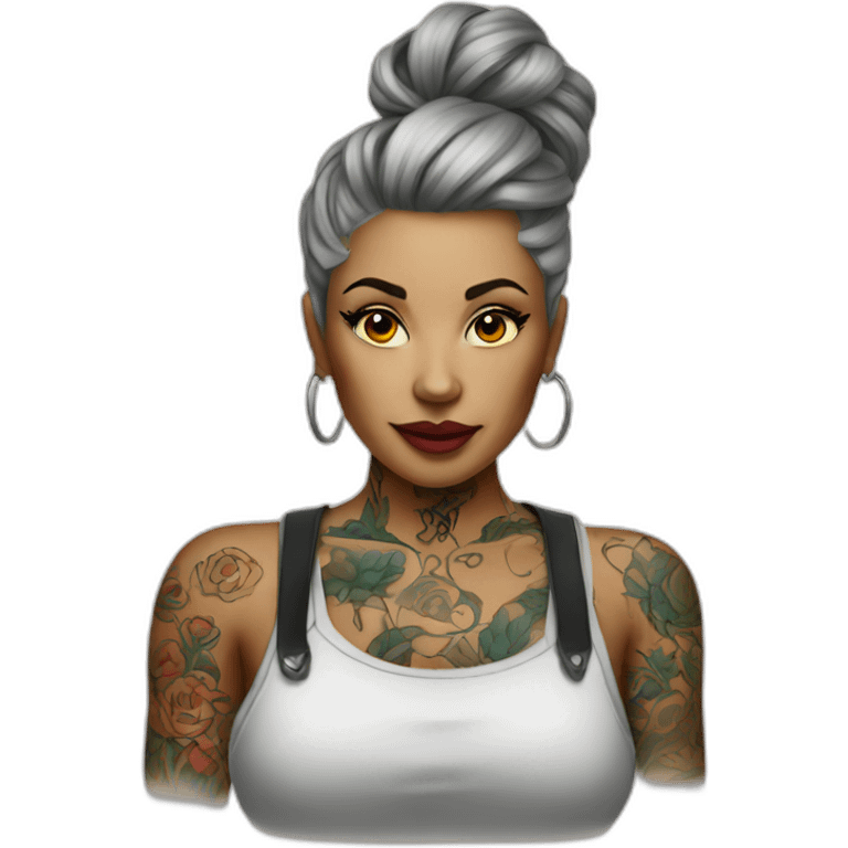 tattoo artist woman emoji