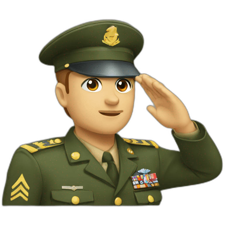 military salute emoji