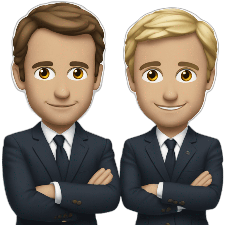 Macron et me Tistes emoji