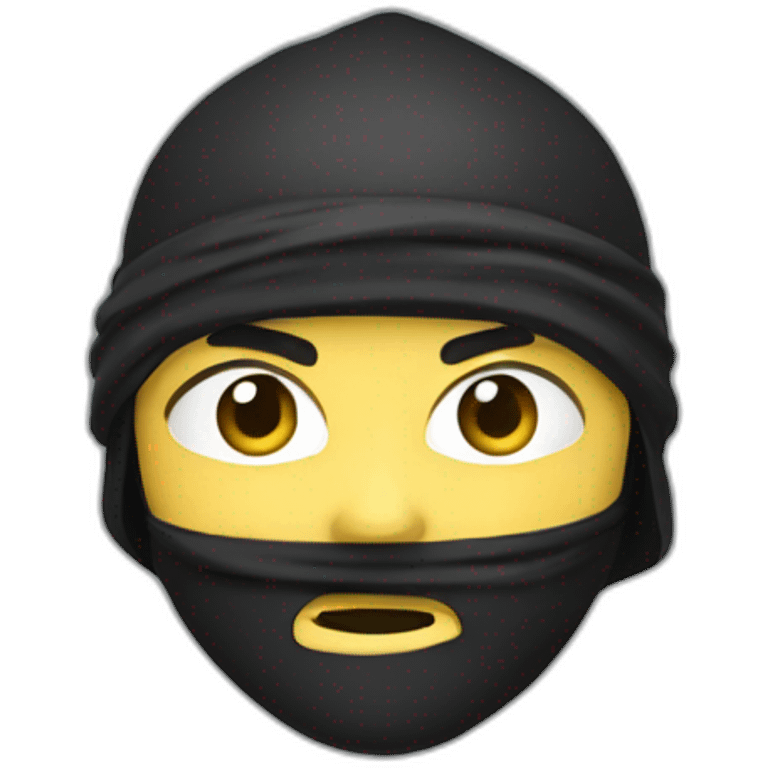 Ninja qui bois emoji