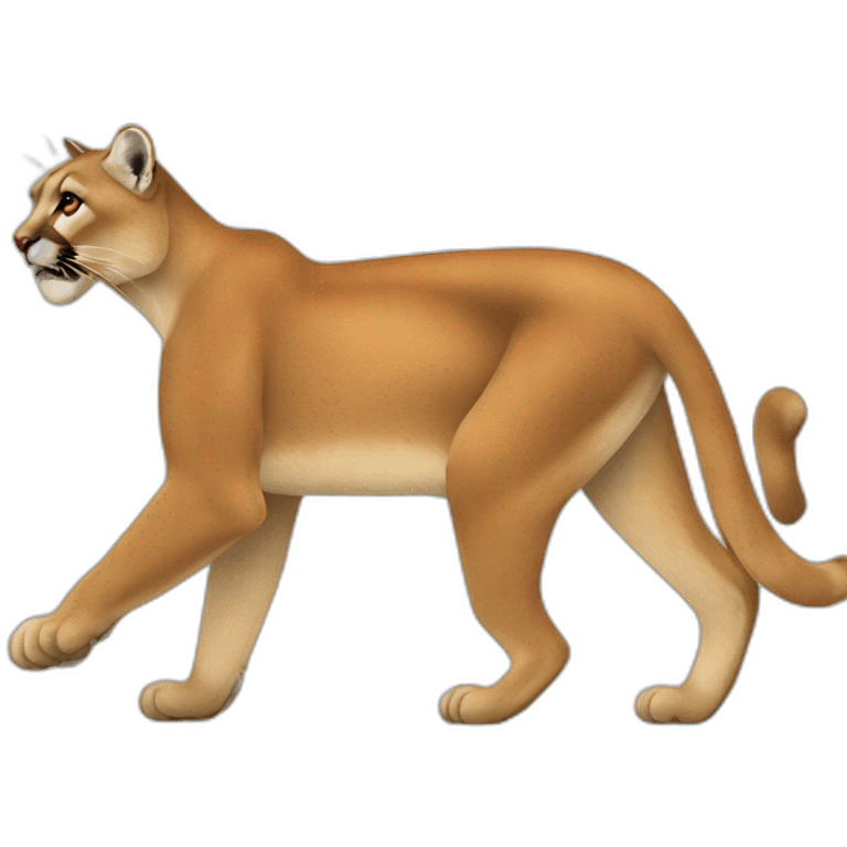 Cougar Walking emoji