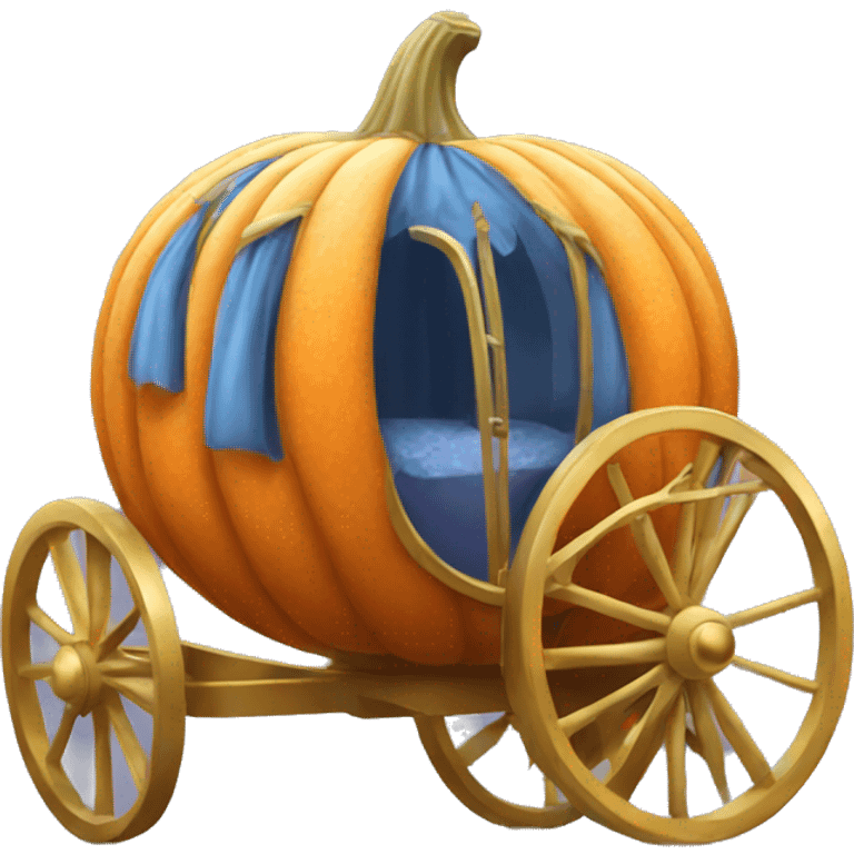 cinderella pumpkin carriage  emoji