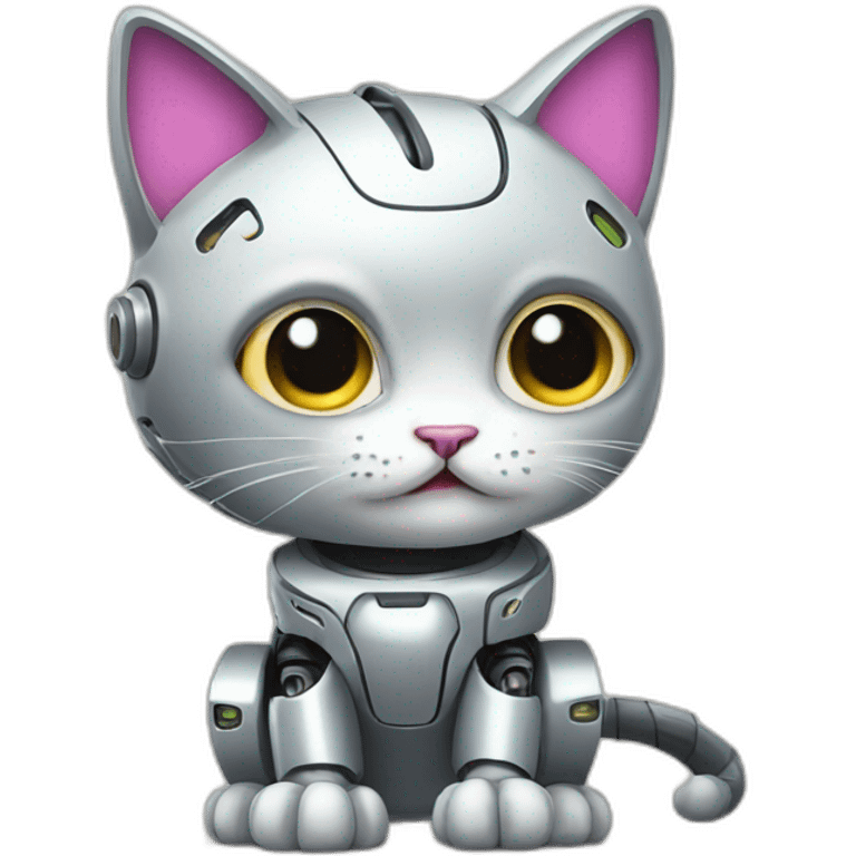 robot cat emoji