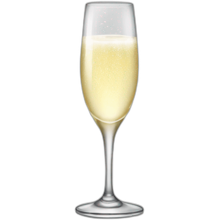 Champagne glass emoji