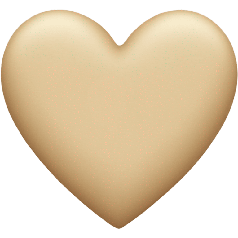 heart color beige emoji