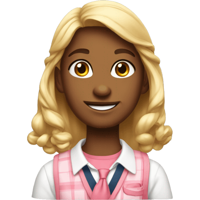 Cute preppy plink  emoji