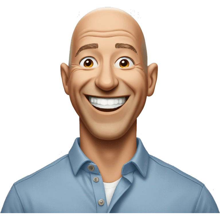 jeff bezos laughing emoji