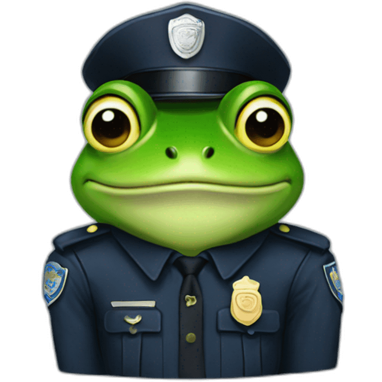 frog police emoji