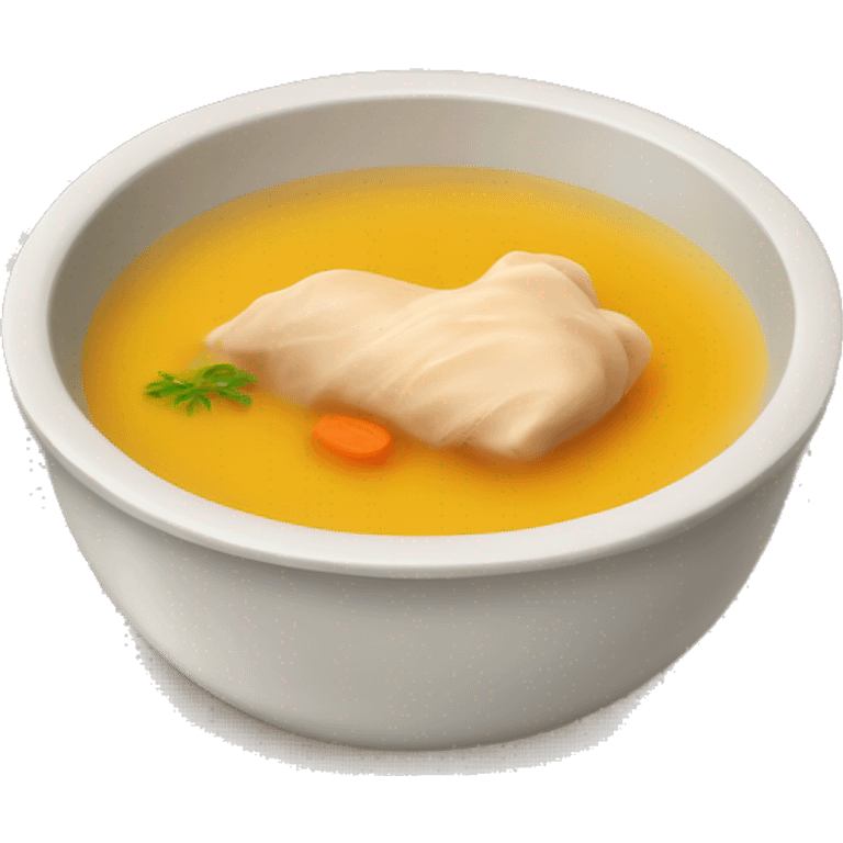 chicken soup tablet  emoji