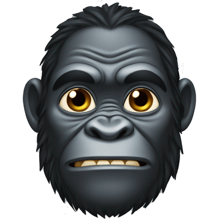 Māori face with gorilla emoji