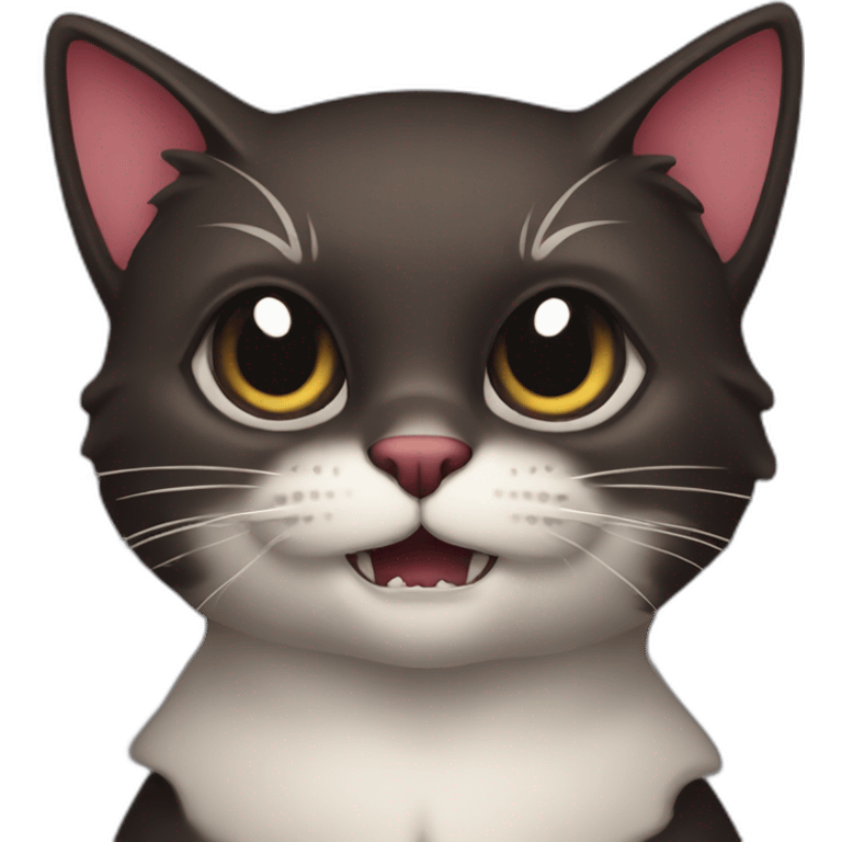 Cat vampire emoji