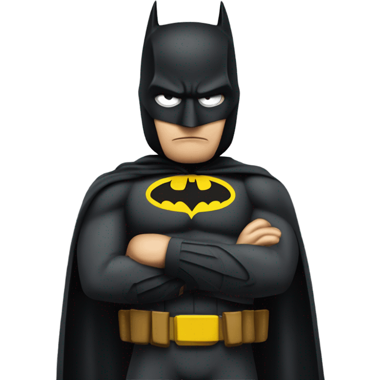 Batman with pistol emoji