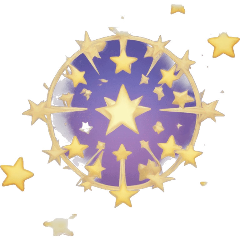 Astrology circle stars emoji