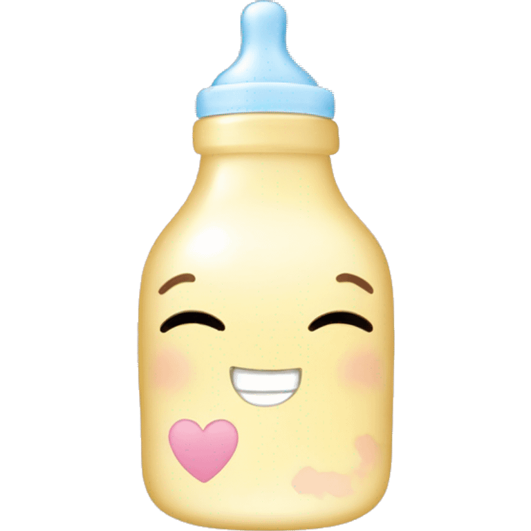 kawaii coquette baby bottle  emoji