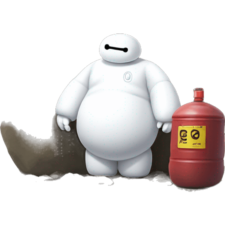 Baymax being abandoned  emoji