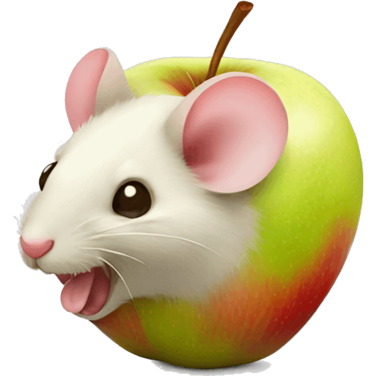 Mouse apple  emoji