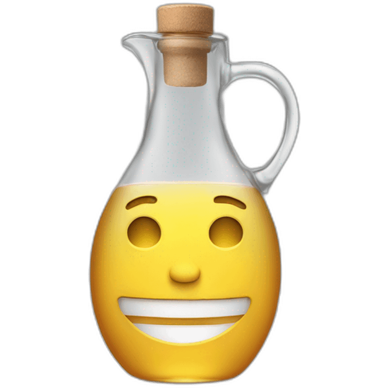 a person made out of glass carafe emoji