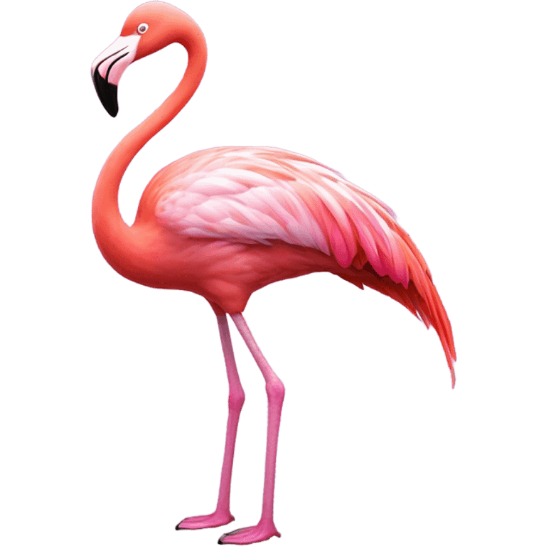 Flamingo dancing  emoji