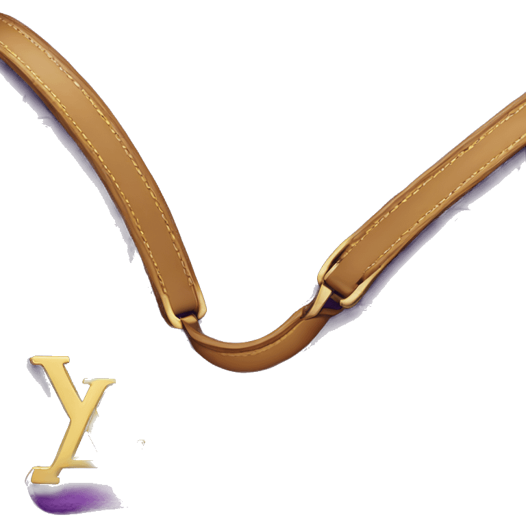 Louis Vuitton purple purse emoji