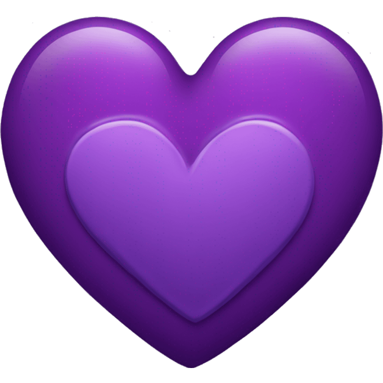 A purple heart broken  emoji