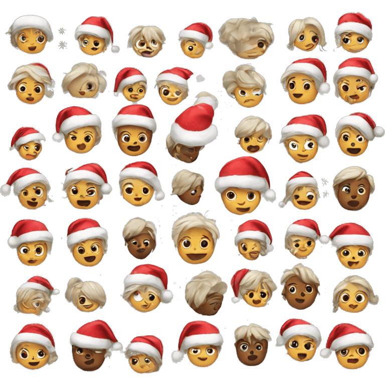 Cute Christmas emojis  emoji