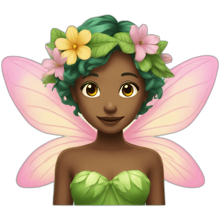 Flower fairy  emoji