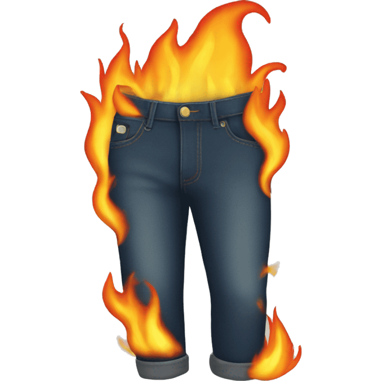 Pants on fire emoji