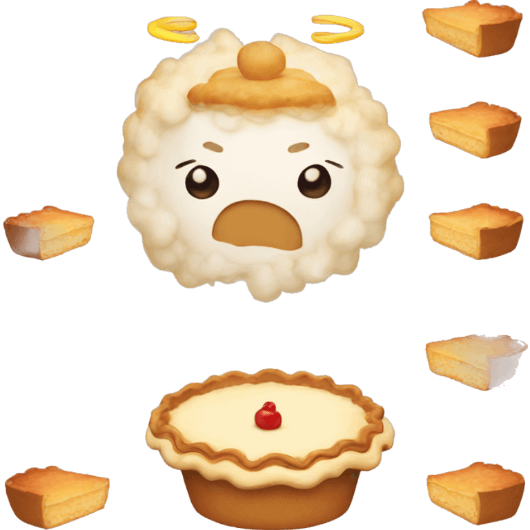 angel pie emoji