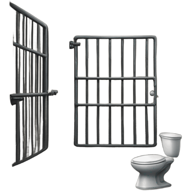 Jail cell emoji