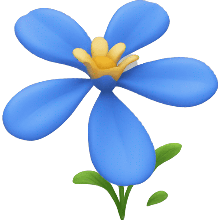 blue flower small frtyping emoji