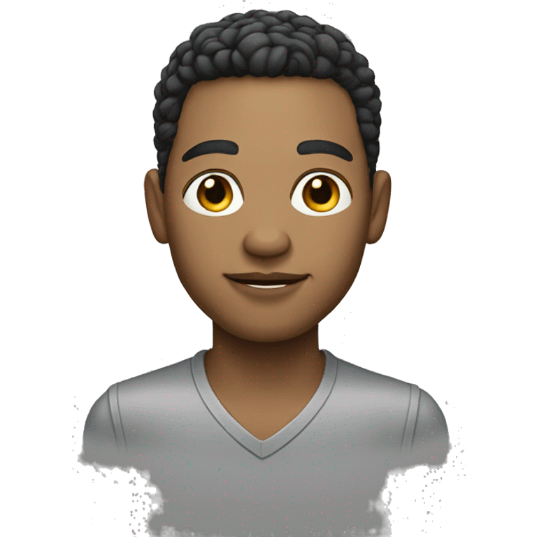 stylish light-skinned male portrait emoji